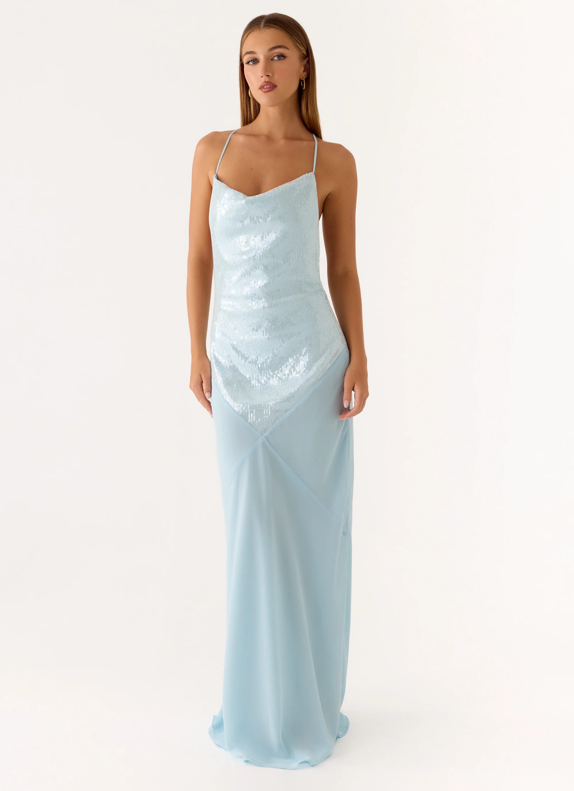 Cleodora Maxi Dress - Blue